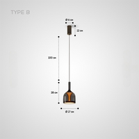 ASMAR Pendant by Lampadom - close-up