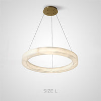 BYRON Ring Chandelier by Lampadom - scale reference