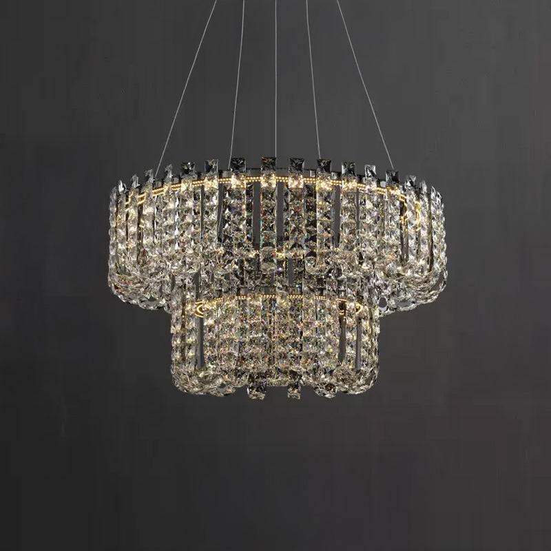 CALVIN Ring Chandelier by Lampadom - side view