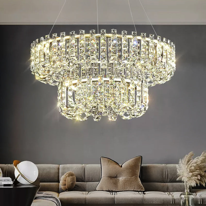 CALVIN Ring Chandelier by Lampadom - angle view