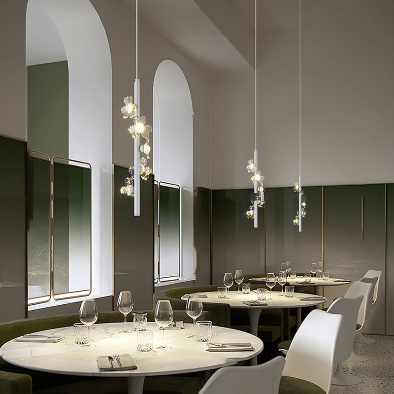 CAMILIA BW Pendant by Lampadom - close-up
