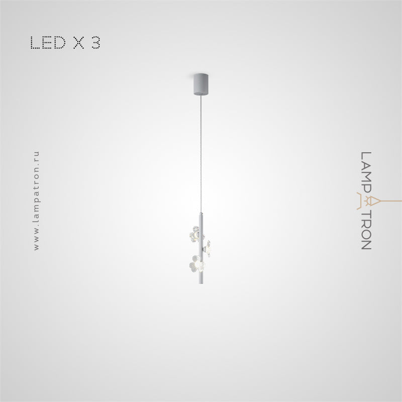 CAMILIA BW Pendant by Lampadom - scale reference
