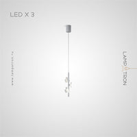 CAMILIA BW Pendant by Lampadom - scale reference