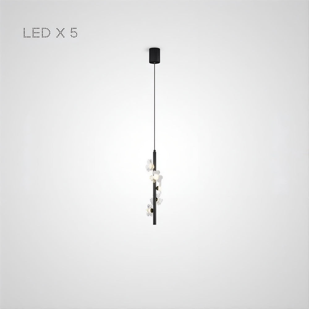 CAMILIA BW Pendant by Lampadom - side view