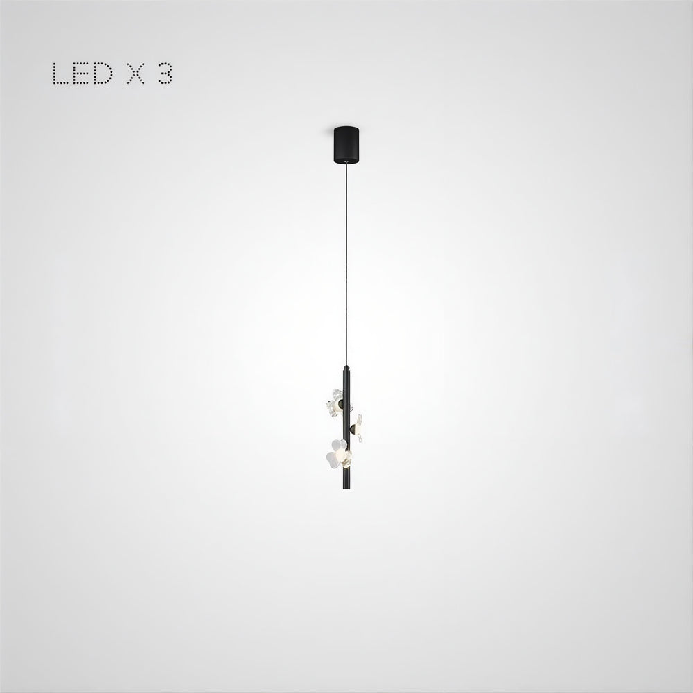 CAMILIA BW Pendant by Lampadom - side view