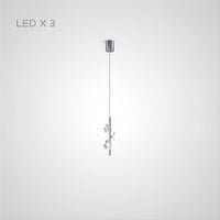 CAMILIA BW Pendant by Lampadom - scale reference