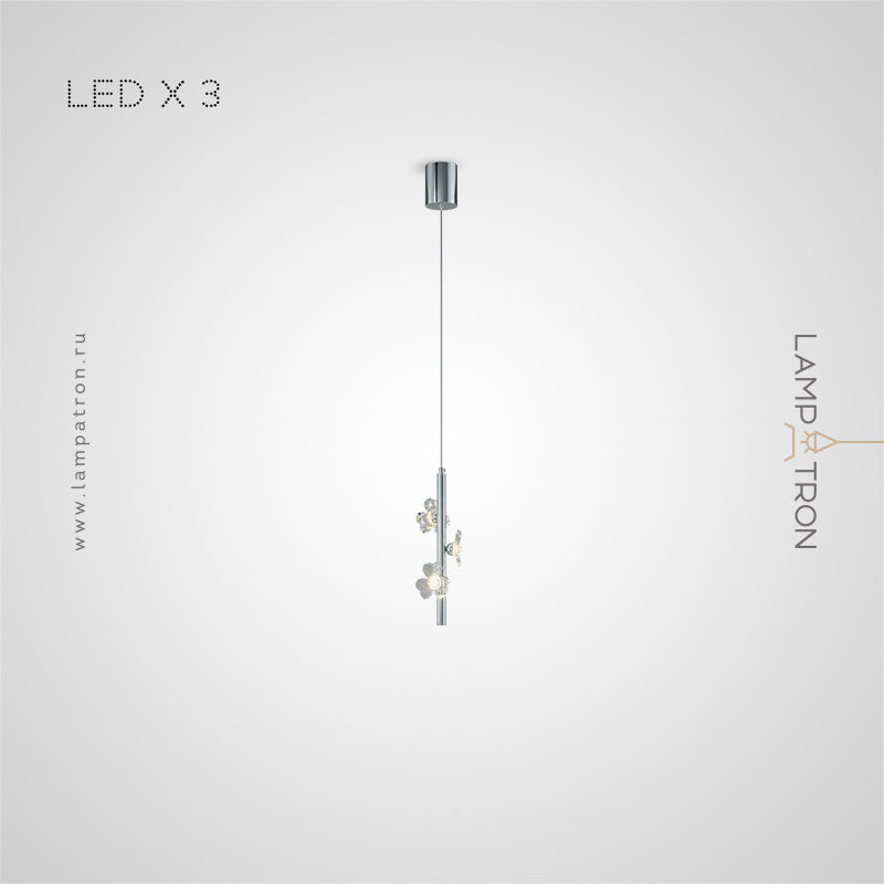 CAMILIA BW Pendant by Lampadom - top view