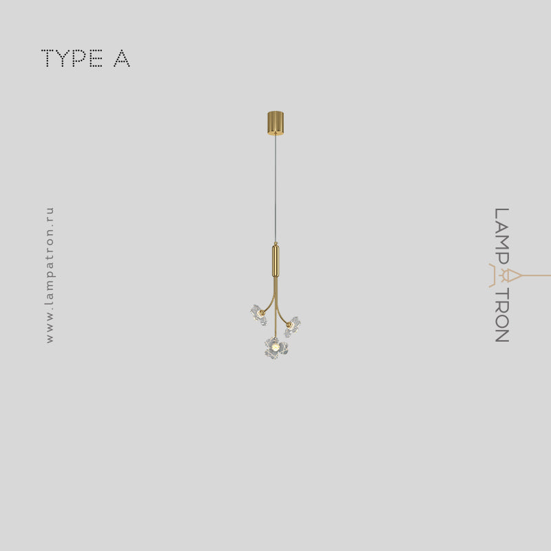 CAMILIA ONE Pendant by Lampadom - scale reference