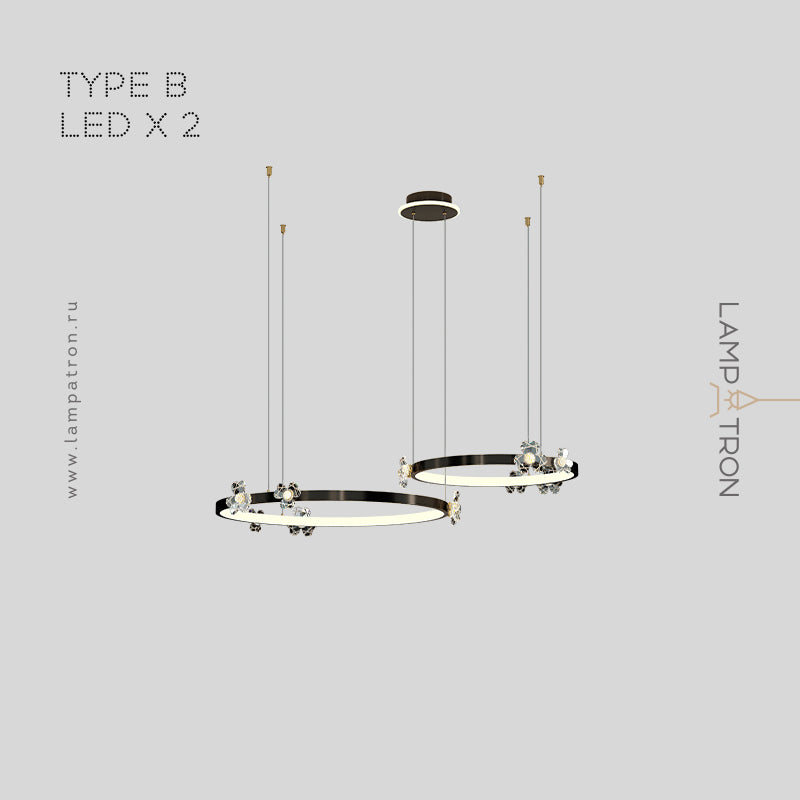 CAMILIA Ring Chandelier