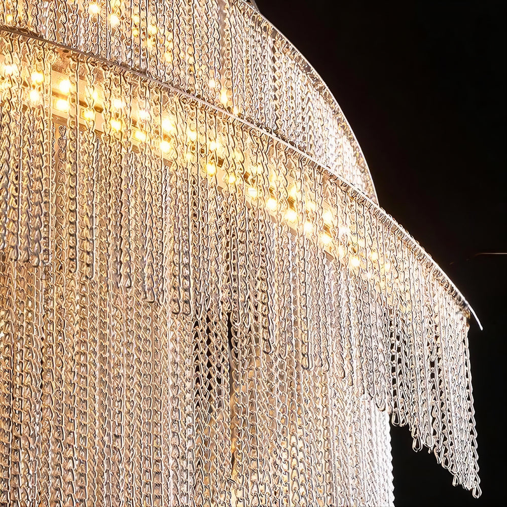 CONCORDIA GOLD Chandelier by Lampadom - close-up