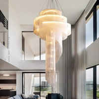 CONCORDIA GOLD Chandelier by Lampadom - top view