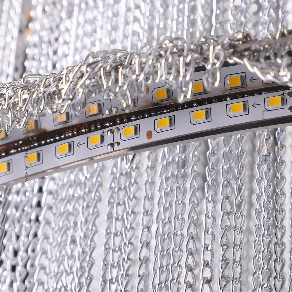 CONCORDIA GOLD Chandelier by Lampadom - scale reference