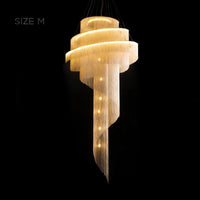 CONCORDIA GOLD Chandelier by Lampadom - top view
