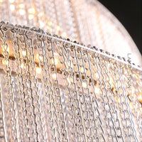 CONCORDIA GOLD Chandelier by Lampadom - side view