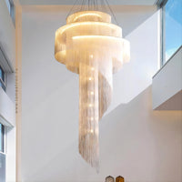 CONCORDIA GOLD Chandelier by Lampadom - close-up