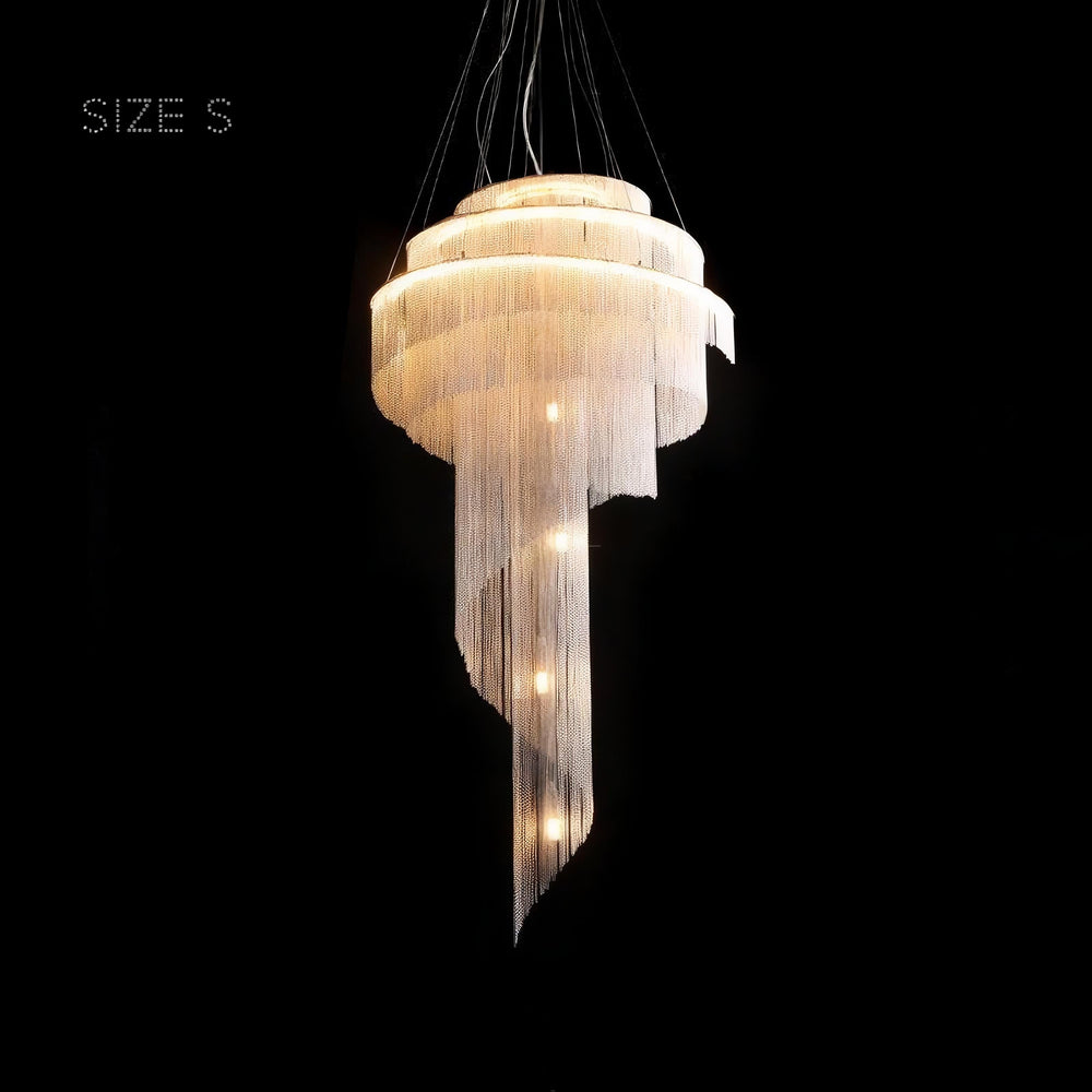 CONCORDIA GOLD Chandelier by Lampadom - detail view