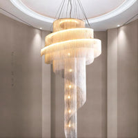 CONCORDIA GOLD Chandelier by Lampadom - angle view