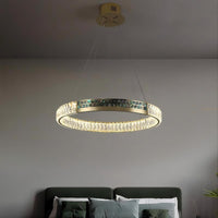 CANTATA ONE Ring Chandelier by Lampadom - side view