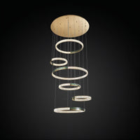 CANTATA Ring Chandelier by Lampadom - close-up