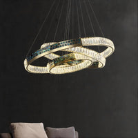 CANTATA X Ring Chandelier by Lampadom - close-up