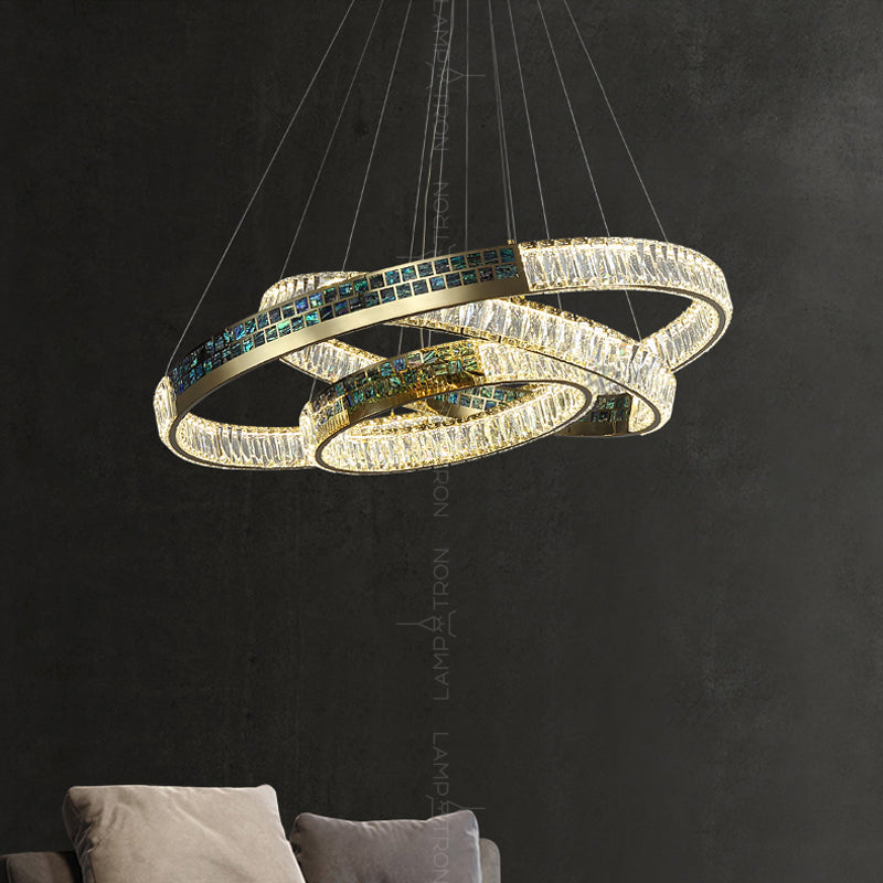 CANTATA X Ring Chandelier by Lampadom - ambient shot