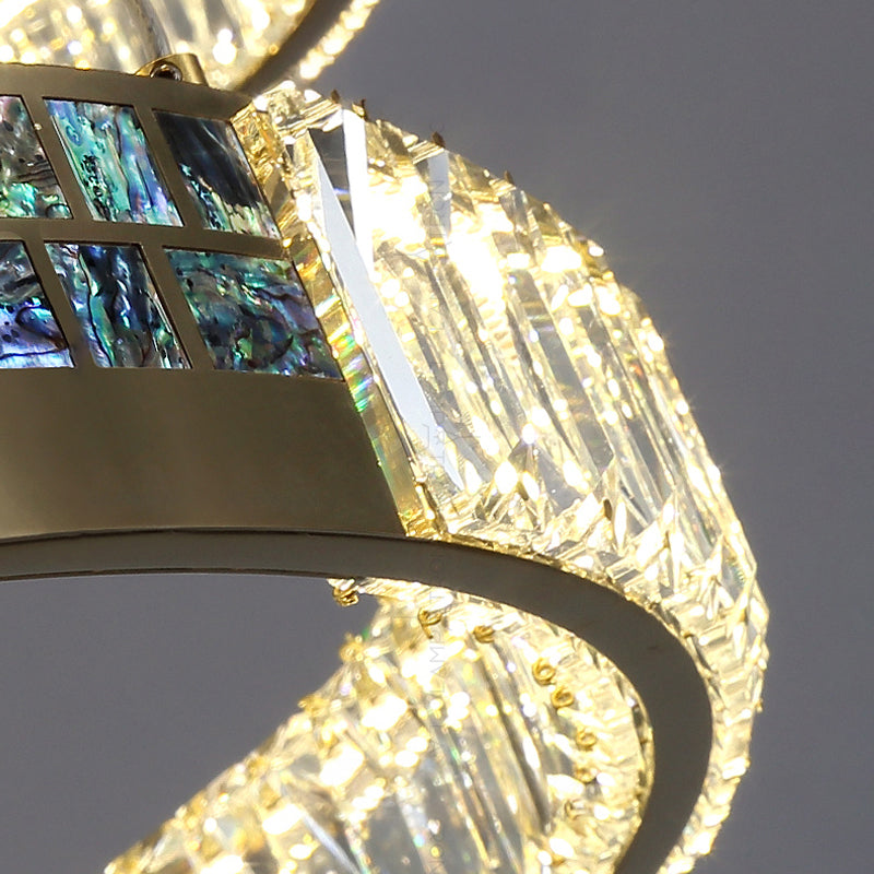 CANTATA X Ring Chandelier by Lampadom - detail view