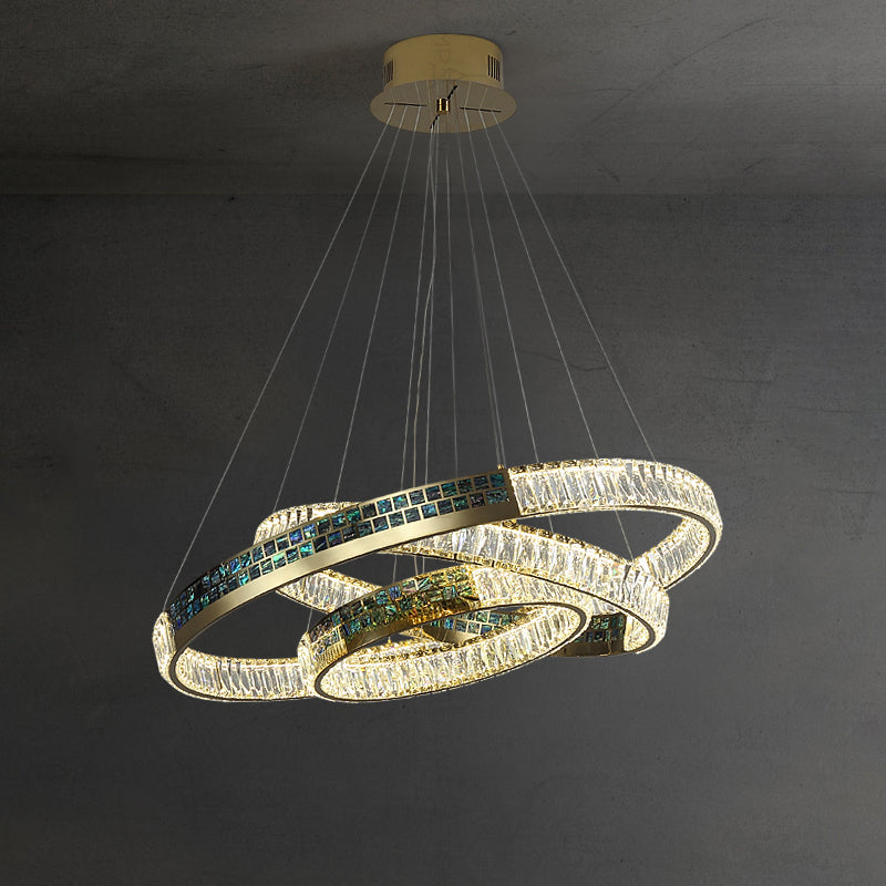 CANTATA X Ring Chandelier by Lampadom - ambient shot