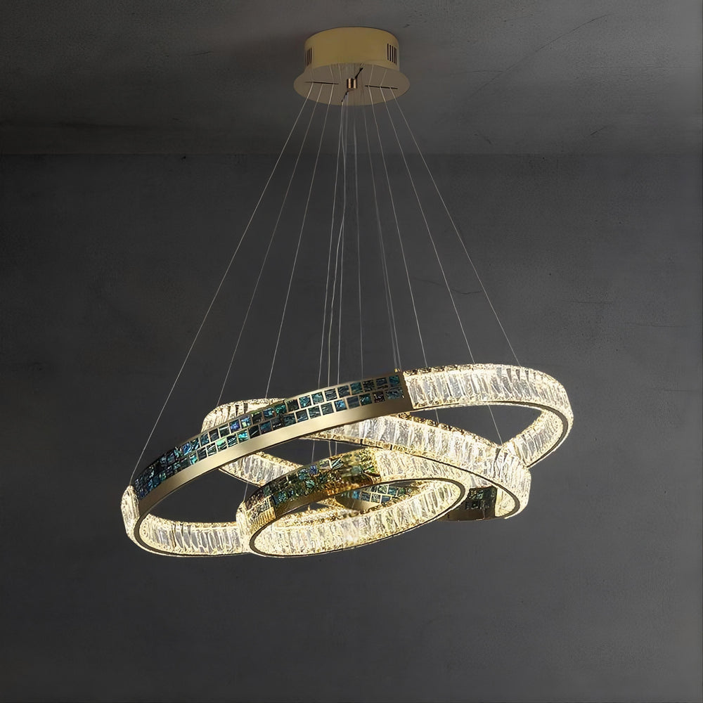 CANTATA X Ring Chandelier by Lampadom - ambient shot