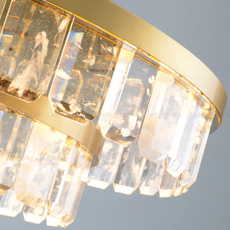 CAPELLA Ring Chandelier by Lampadom - close-up
