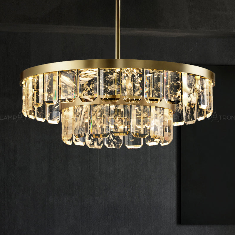 CAPELLA Ring Chandelier by Lampadom - side view