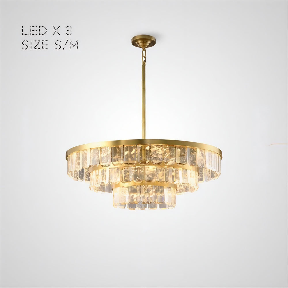 CAPELLA Ring Chandelier by Lampadom - side view