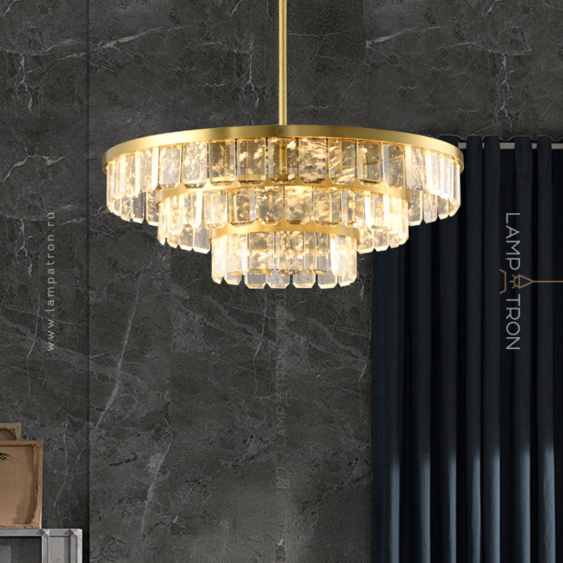 CAPELLA Ring Chandelier by Lampadom - scale reference