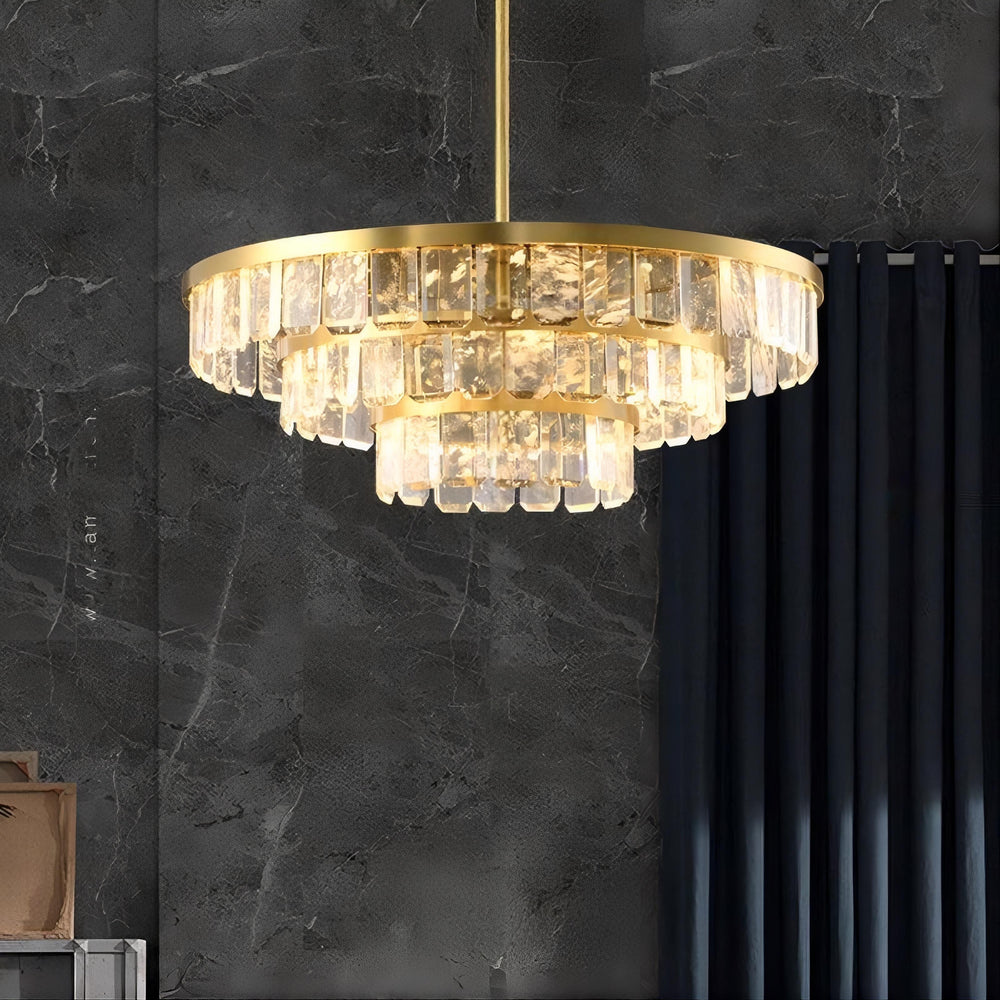CAPELLA Ring Chandelier by Lampadom - scale reference