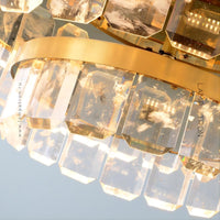 CAPELLA Linear Chandelier by Lampadom - side view