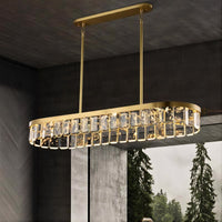 CAPELLA Linear Chandelier by Lampadom - scale reference