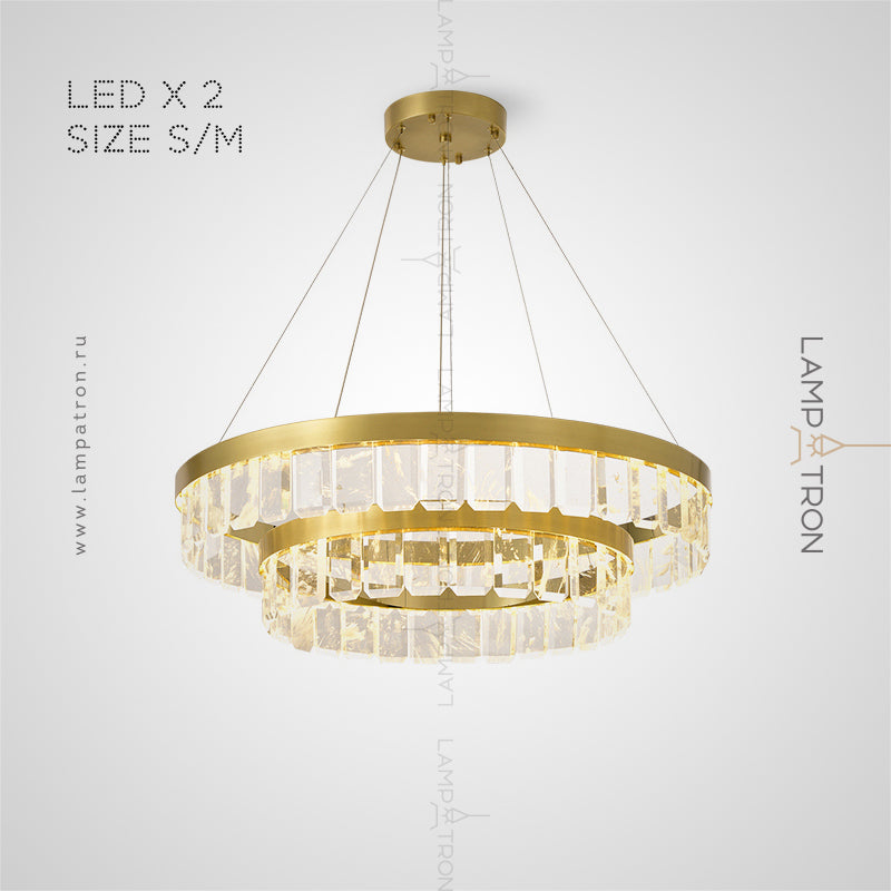 CAPELLA Ring Chandelier by Lampadom - scale reference