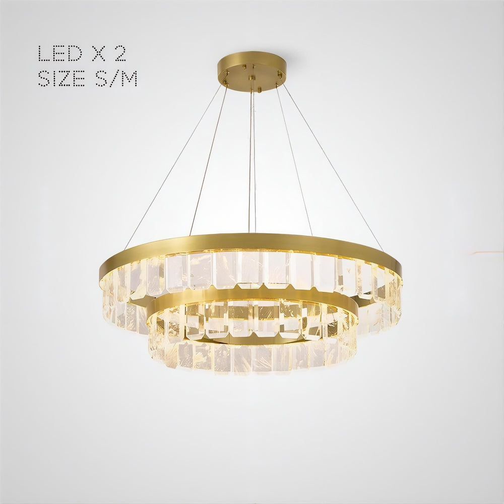 CAPELLA Ring Chandelier by Lampadom - top view