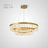 CAPELLA Ring Chandelier by Lampadom - top view