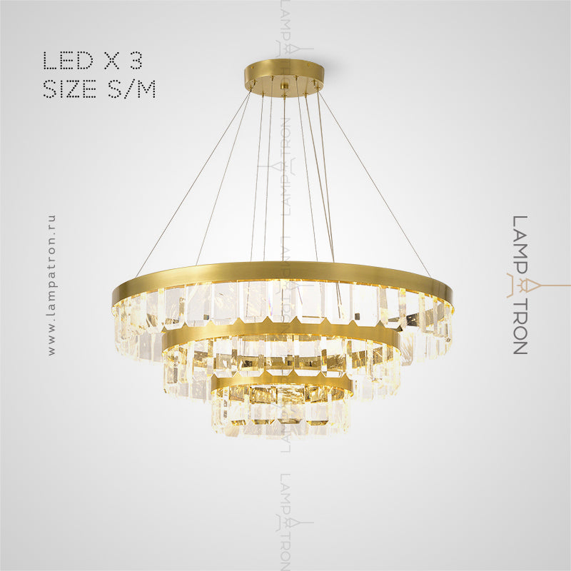 CAPELLA Ring Chandelier by Lampadom - ambient shot