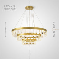 CAPELLA Ring Chandelier by Lampadom - ambient shot