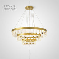 CAPELLA Ring Chandelier by Lampadom - top view