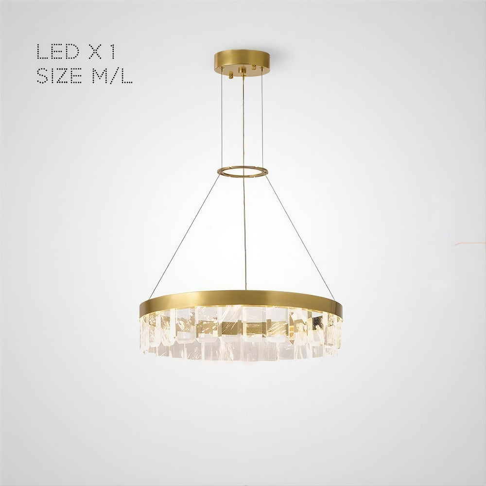 CAPELLA Ring Chandelier by Lampadom - close-up
