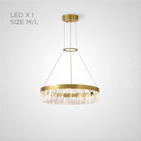 CAPELLA Ring Chandelier by Lampadom - close-up
