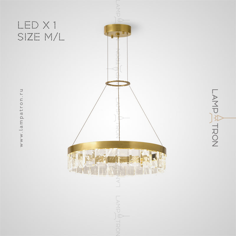 CAPELLA Ring Chandelier by Lampadom - detail view