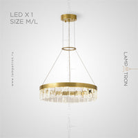 CAPELLA Ring Chandelier by Lampadom - detail view