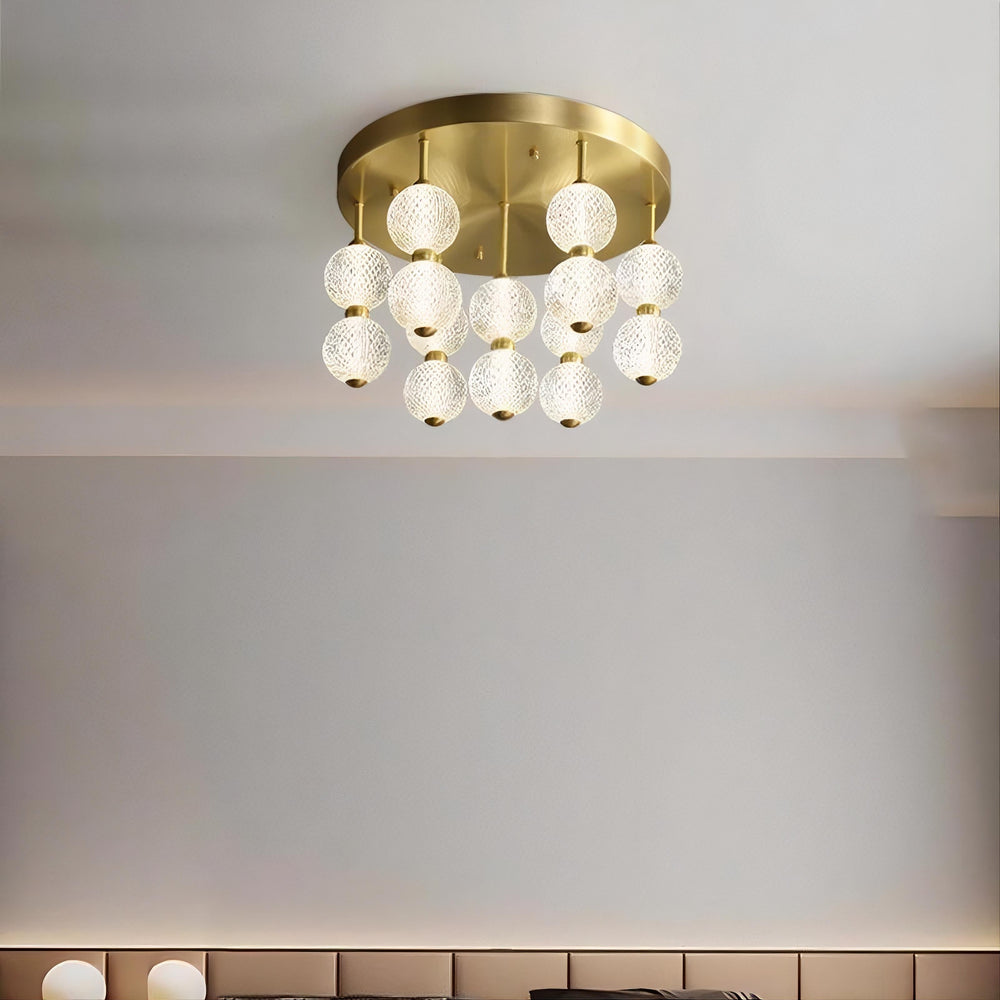 CARA Ceiling Chandelier by Lampadom - side view