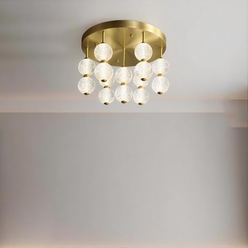 CARA Ceiling Chandelier by Lampadom - top view