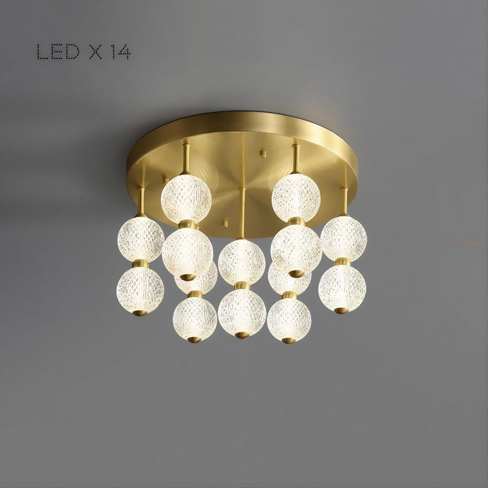 CARA Ceiling Chandelier by Lampadom - top view