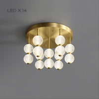 CARA Ceiling Chandelier by Lampadom - angle view