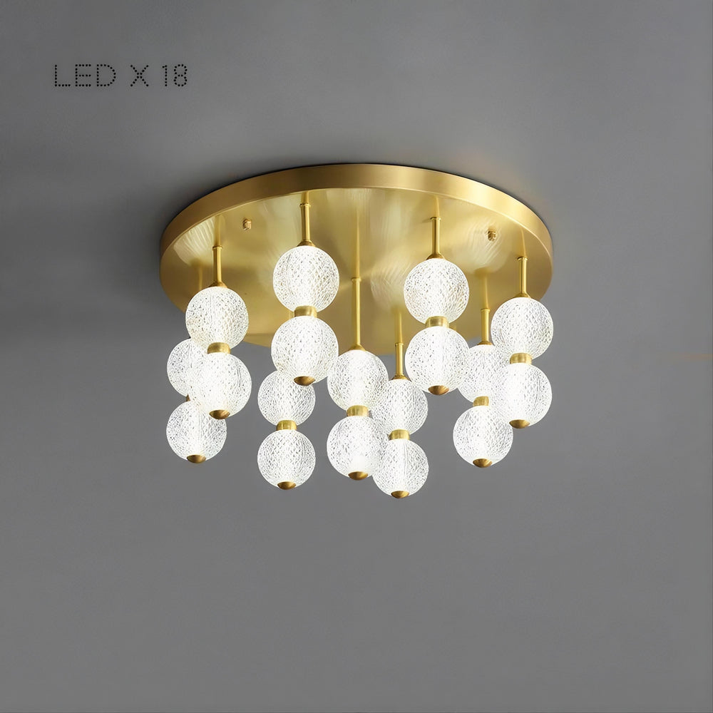 CARA Ceiling Chandelier by Lampadom - angle view
